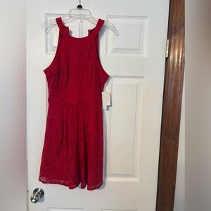 Red Lace Dress